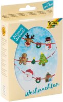 folia Nähset Mini Filzinies Girlande Weihnachten...