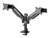 Neomounts Monitor-Halterung DS65S-950BL2 schwarz für 2 Monitore, Tischklemme, Tischbohrung