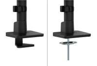 Neomounts Monitor-Halterung DS65S-950BL2 schwarz für 2 Monitore, Tischklemme, Tischbohrung