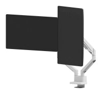 Neomounts Monitor-Halterung DS70-250WH2 weiß für 2 Monitore, Tischklemme, Tischbohrung