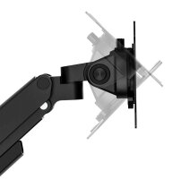 Neomounts Monitor-Halterung DS70-250BL1 schwarz für 1 Monitor, Tischklemme, Tischbohrung