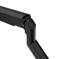 Neomounts Monitor-Halterung DS70-250BL1 schwarz für 1 Monitor, Tischklemme, Tischbohrung