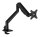 Neomounts Monitor-Halterung DS70-250BL1 schwarz für 1 Monitor, Tischklemme, Tischbohrung