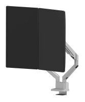 Neomounts Monitor-Halterung DS70-250SL2 silber für 2 Monitore, Tischklemme, Tischbohrung