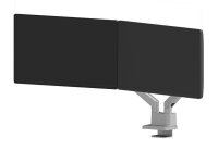 Neomounts Monitor-Halterung DS70-250SL2 silber für 2 Monitore, Tischklemme, Tischbohrung