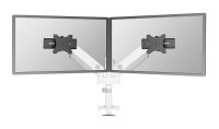 Neomounts Monitor-Halterung DS65S-950WH2 weiß für 2 Monitore, Tischklemme, Tisch