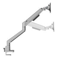 Neomounts Monitor-Halterung DS70-250SL1 silber für 1 Monitor, Tischklemme, Tischbohrung
