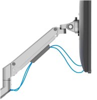 Neomounts Monitor-Halterung DS70-250SL1 silber für 1 Monitor, Tischklemme, Tischbohrung
