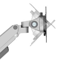 Neomounts Monitor-Halterung DS70-250SL1 silber für 1 Monitor, Tischklemme, Tischbohrung