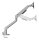 Neomounts Monitor-Halterung DS70-250SL1 silber für 1 Monitor, Tischklemme, Tischbohrung