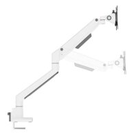 Neomounts Monitor-Halterung DS70-250WH1 weiß für 1 Monitor, Tischklemme, Tischbohrung
