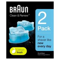 BRAUN Clean & Renew CCR 2 Reinigungskartuschen für Rasierer, 2 St.