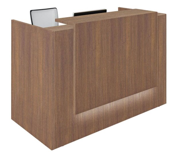 Quadrifoglio Empfangstheke gerade, nussbaum 166,0 x 88,0 x 113,0 cm
