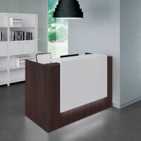 Quadrifoglio Empfangstheke gerade, nussbaum 166,0 x 88,0 x 113,0 cm