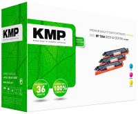 KMP H-T149CMY  cyan, magenta, gelb Toner kompatibel zu HP...