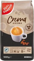 GUT&GÜNSTIG Crema Aroma Kaffeebohnen,...