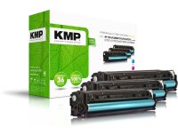 KMP H-T171CMY  cyan, magenta, gelb Toner kompatibel zu HP...