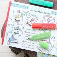 FABER-CASTELL TL 46 Pastell Textmarker farbsortiert, 4 St.