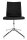 Topstar Besucherstuhl Cube EA290 L50 schwarz Stoff, 1 St.
