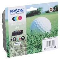 EPSON 34 / T3466 (Golfball) schwarz, cyan, magenta, gelb...