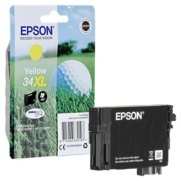 EPSON 34XL / T3474XL (Golfball) gelb Druckerpatrone