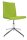 Topstar Besucherstuhl Cube EA290 L55 grün Stoff, 1 St.