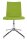 Topstar Besucherstuhl Cube EA290 L55 grün Stoff, 1 St.