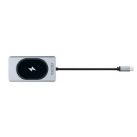 DICOTA USB-C 10-in-1 USB-Ladestation silber, 100 Watt