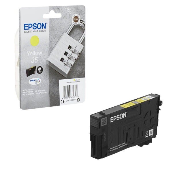 EPSON 35 / T3584 (Vorhängeschloss) gelb Druckerpatrone