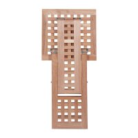 relaxdays Beistelltisch quadratisch Holz braun 33,0 x 33,0 x 40,5 cm, 1 St.