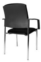 Topstar Besucherstühle BtoB 10 BB190A G20 schwarz Stoff, 2 St.