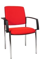 Topstar Besucherstühle BtoB 10 BB190A G21 rot Stoff,...