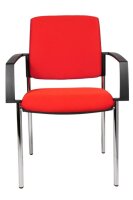 Topstar Besucherstühle BtoB 10 BB190A G21 rot Stoff,...