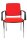 Topstar Besucherstühle BtoB 10 BB190A G21 rot Stoff, 2 St.