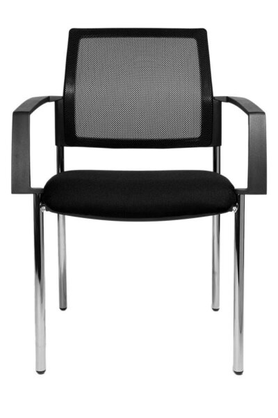 Topstar Besucherstühle BtoB 10 BB290A G200 schwarz Stoff, 2 St.