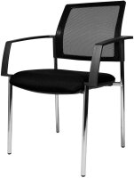 Topstar Besucherstühle BtoB 10 BB290A G200 schwarz Stoff, 2 St.