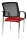 Topstar Besucherstühle BtoB 10 BB290A G210 rot, schwarz Stoff, 2 St.