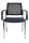 Topstar Besucherstühle BtoB 10 BB290A G260 blau, schwarz Stoff, 2 St.