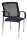 Topstar Besucherstühle BtoB 10 BB290A G260 blau, schwarz Stoff, 2 St.