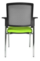 Topstar Besucherstühle BtoB 10 BB290A G050 grün, schwarz Stoff, 2 St.