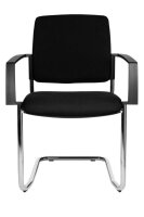 Topstar Besucherstühle BtoB 20 BB390A G20 schwarz Stoff, 2 St.