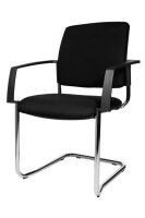 Topstar Besucherstühle BtoB 20 BB390A G20 schwarz Stoff, 2 St.