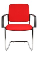 Topstar Besucherstühle BtoB 20 BB390A G21 rot Stoff,...