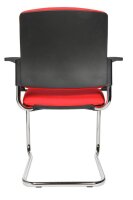 Topstar Besucherstühle BtoB 20 BB390A G21 rot Stoff, 2 St.
