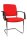 Topstar Besucherstühle BtoB 20 BB390A G21 rot Stoff, 2 St.
