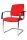 Topstar Besucherstühle BtoB 20 BB390A G21 rot Stoff, 2 St.