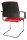 Topstar Besucherstühle BtoB 20 BB390A G21 rot Stoff, 2 St.