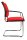Topstar Besucherstühle BtoB 20 BB390A G21 rot Stoff, 2 St.