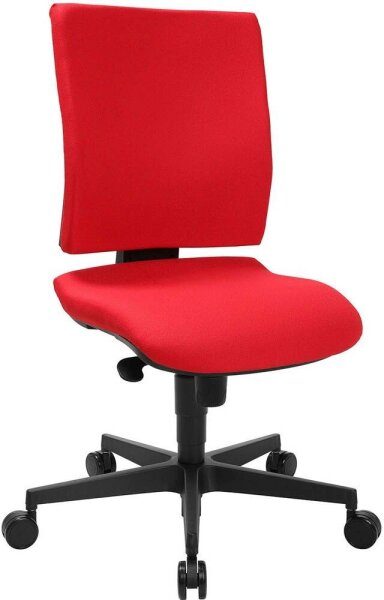 Topstar Bürostuhl Syncro CLEAN, SN900 MS1 Stoff rot, Gestell schwarz