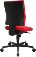 Topstar Bürostuhl Syncro CLEAN, SN900 MS1 Stoff rot, Gestell schwarz